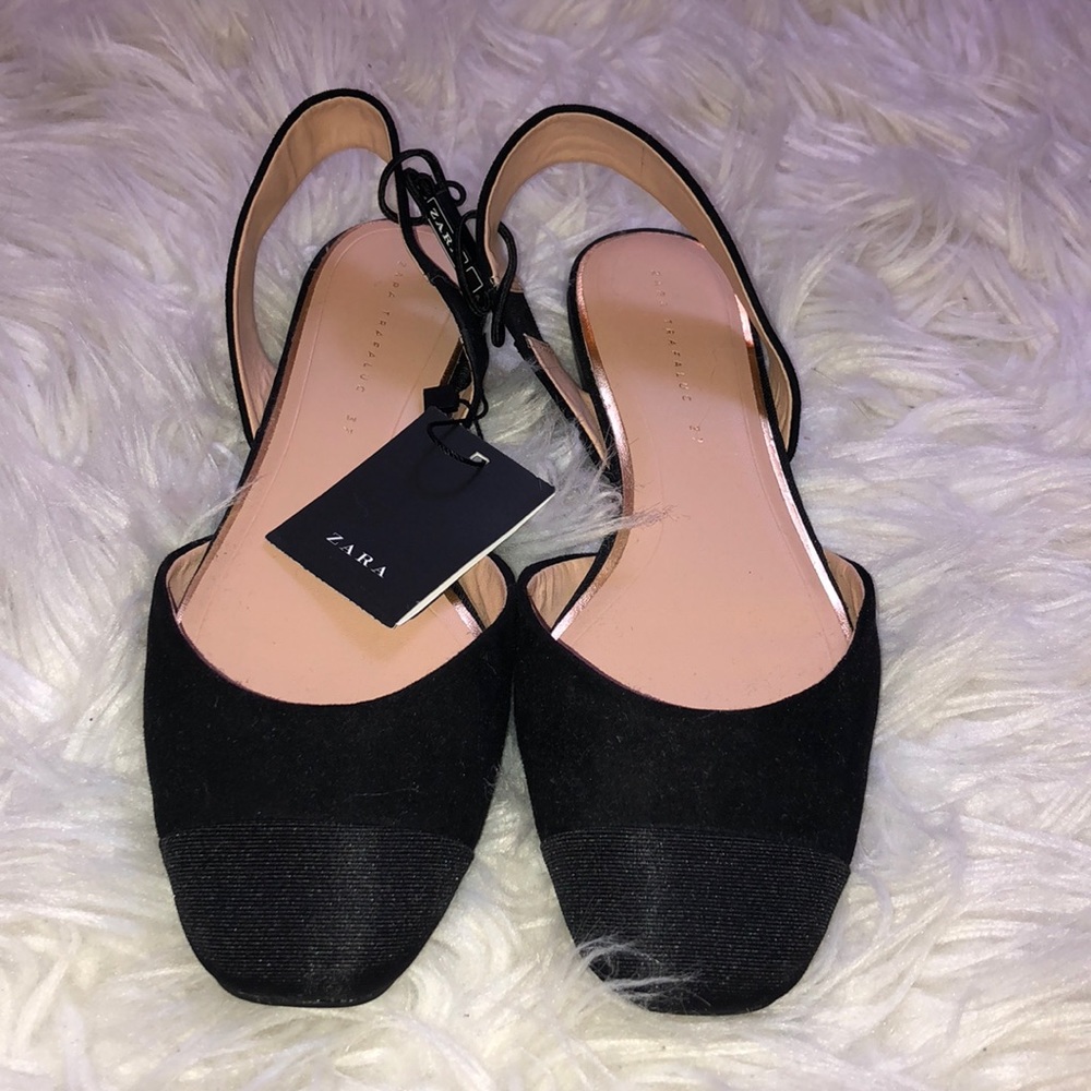 ZARA ballet flats NWT